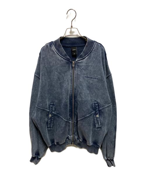 Lyft（リフト）Lyft (リフト) SWEAT BOMBER JACKET インディゴ サイズ:XLの古着・服飾アイテム