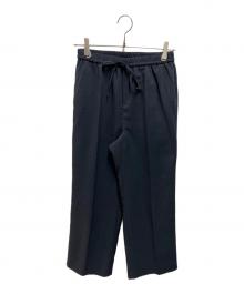 green label relaxing（グリーンレーベルリラクシング）の古着「ニーハイフレアパンツ」｜ネイビー