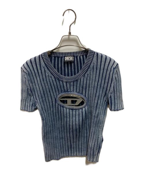 DIESEL（ディーゼル）DIESEL (ディーゼル)  23SS M-Anaheimロゴニット インディゴ サイズ:Mの古着・服飾アイテム