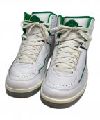 NIKEナイキ）の古着「Nike Air Jordan 2 Retro "Lucky Green"」｜ホワイト×グリーン