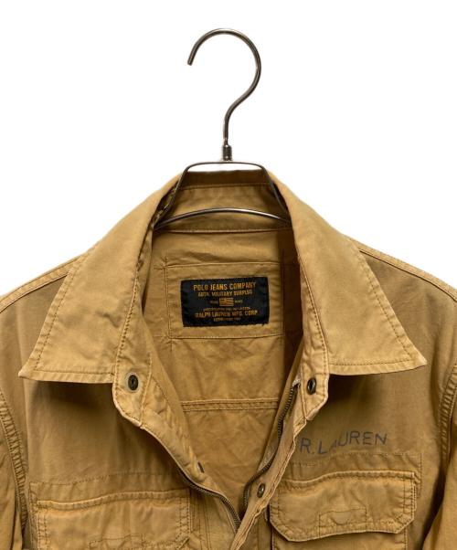 POLO JEANS（ポロジーンズ）POLO JEANS (ポロジーンズ) ミリタリーシャツジャケット ブラウン サイズ:サイズ詳細参照の古着・服飾アイテム