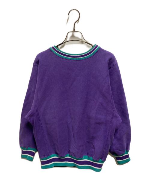 Champion（チャンピオン）Champion (チャンピオン) 90's リブラインリバースウィーブ パープル サイズ:Ｍの古着・服飾アイテム