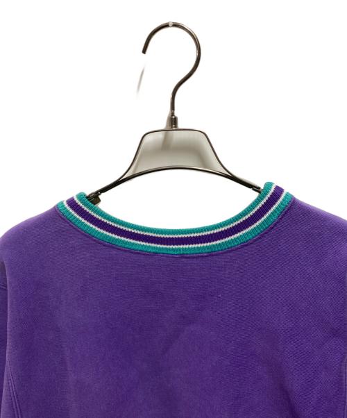 Champion（チャンピオン）Champion (チャンピオン) 90's リブラインリバースウィーブ パープル サイズ:Ｍの古着・服飾アイテム