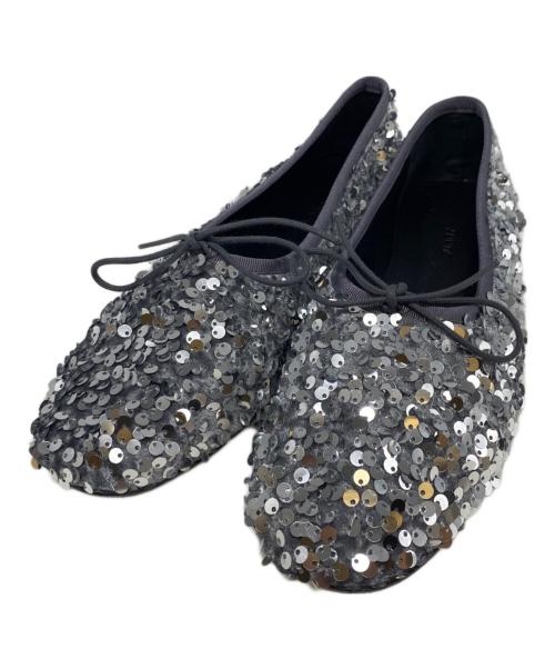 PELLICO SUNNY（ペリーコサニー）PELLICO SUNNY (ペリーコサニー) スパンコール バレエシューズ シルバー サイズ:39の古着・服飾アイテム