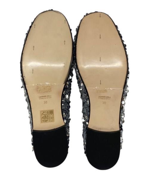 PELLICO SUNNY（ペリーコサニー）PELLICO SUNNY (ペリーコサニー) スパンコール バレエシューズ シルバー サイズ:39の古着・服飾アイテム