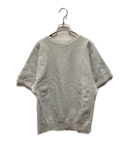 Champion REVERSE WEAVE（チャンピオン リバース ウィーブ）Champion REVERSE WEAVE (チャンピオン リバース ウィーブ) 90’s Wharton 半袖スウェット グレー サイズ:Ｌの古着・服飾アイテム