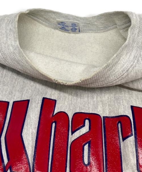 Champion REVERSE WEAVE（チャンピオン リバース ウィーブ）Champion REVERSE WEAVE (チャンピオン リバース ウィーブ) 90’s Wharton 半袖スウェット グレー サイズ:Ｌの古着・服飾アイテム