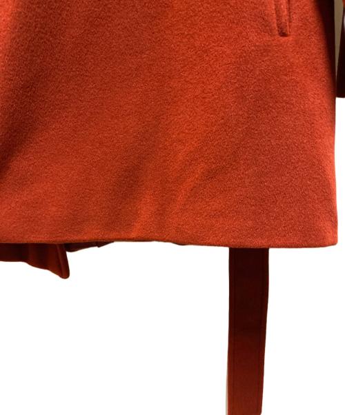 MaxMara（マックスマーラ）MaxMara (マックスマーラ) アンゴラ混フーデッドコート レッド サイズ:36の古着・服飾アイテム