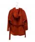 MaxMara (マックスマーラ) アンゴラ混フーデッドコート レッド サイズ:36：12000円
