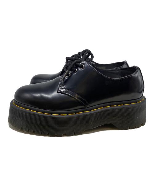 Dr.Martens（ドクターマーチン）Dr.Martens (ドクターマーチン) 1461 QUAD 3 ホール シューズ ブラック サイズ:5の古着・服飾アイテム