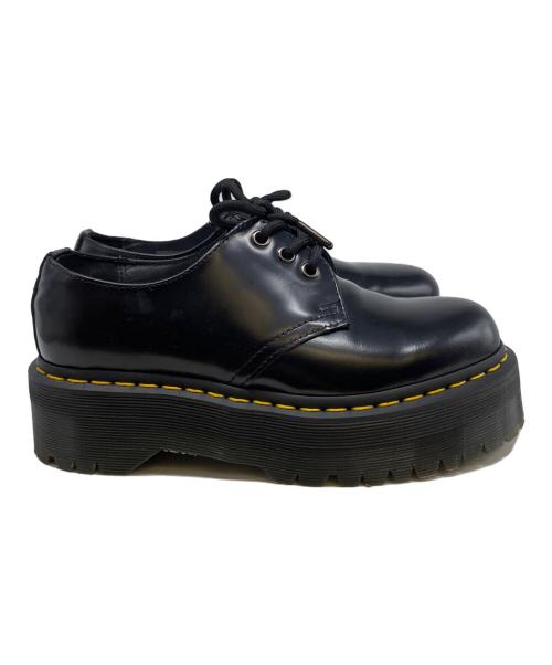 Dr.Martens（ドクターマーチン）Dr.Martens (ドクターマーチン) 1461 QUAD 3 ホール シューズ ブラック サイズ:5の古着・服飾アイテム