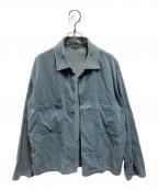 AURALEEオーラリー）の古着「WASHED CORDUROY SHIRT JAC」｜ブルー