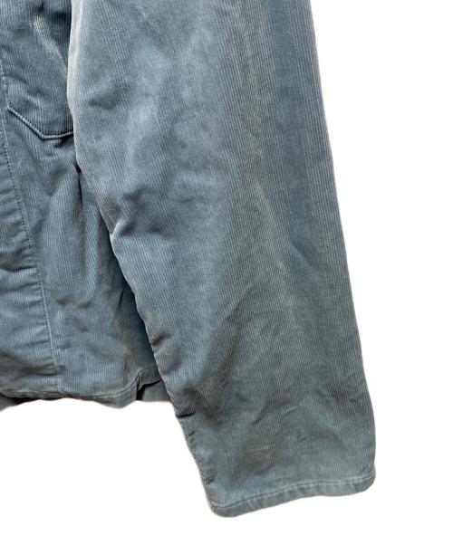 AURALEE（オーラリー）AURALEE (オーラリー) WASHED CORDUROY SHIRT JAC ブルー サイズ:4の古着・服飾アイテム