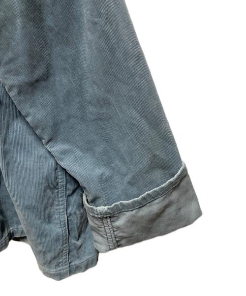 AURALEE（オーラリー）AURALEE (オーラリー) WASHED CORDUROY SHIRT JAC ブルー サイズ:4の古着・服飾アイテム