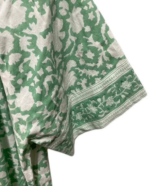 SZ Blockprints（エスゼットブロックプリント）SZ Blockprints (エスゼットブロックプリント) Ron Herman (ロンハーマン) YUVA DRESS NILAワンピース グリーン サイズ:XSの古着・服飾アイテム