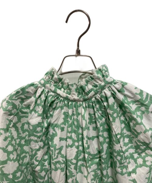 SZ Blockprints（エスゼットブロックプリント）SZ Blockprints (エスゼットブロックプリント) Ron Herman (ロンハーマン) YUVA DRESS NILAワンピース グリーン サイズ:XSの古着・服飾アイテム