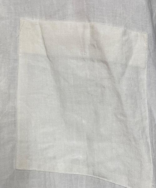 ARGUE（アーギュ）ARGUE (アーギュ) LINEN BOXY WIDE SHIRT DRESS ホワイト サイズ:ＦＲＥＥの古着・服飾アイテム
