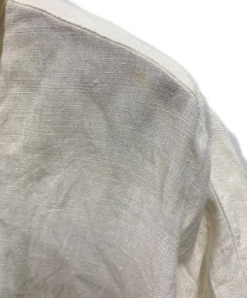 ARGUE（アーギュ）ARGUE (アーギュ) LINEN BOXY WIDE SHIRT DRESS ホワイト サイズ:ＦＲＥＥの古着・服飾アイテム