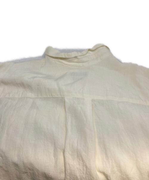 ARGUE（アーギュ）ARGUE (アーギュ) LINEN BOXY WIDE SHIRT DRESS ホワイト サイズ:ＦＲＥＥの古着・服飾アイテム