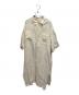 ARGUE（アーギュ）の古着「LINEN BOXY WIDE SHIRT DRESS」｜ホワイト