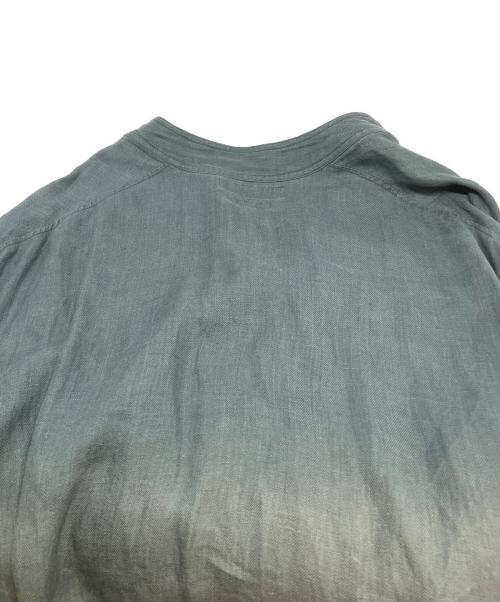 ARGUE（アーギュ）ARGUE (アーギュ) リネンノースリーブワンピース ブルー サイズ:ＦＲＥＥの古着・服飾アイテム