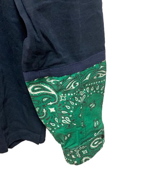sacai（サカイ）sacai (サカイ) Bandana Print L/S T-Shirt ネイビー サイズ:1の古着・服飾アイテム