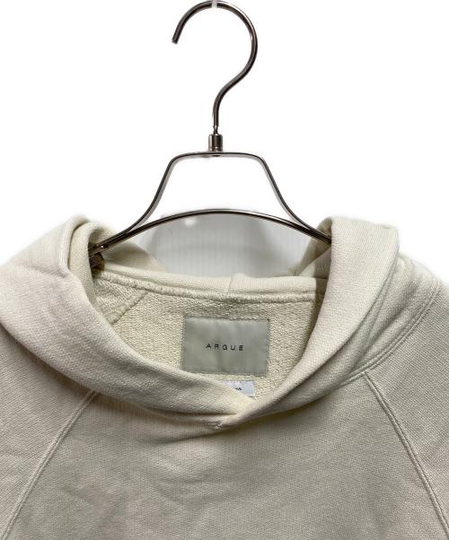 ARGUE（アーギュ）ARGUE (アーギュ) DRY COTTON SWEAT FOODIE アイボリー サイズ:ＦＲＥＥの古着・服飾アイテム