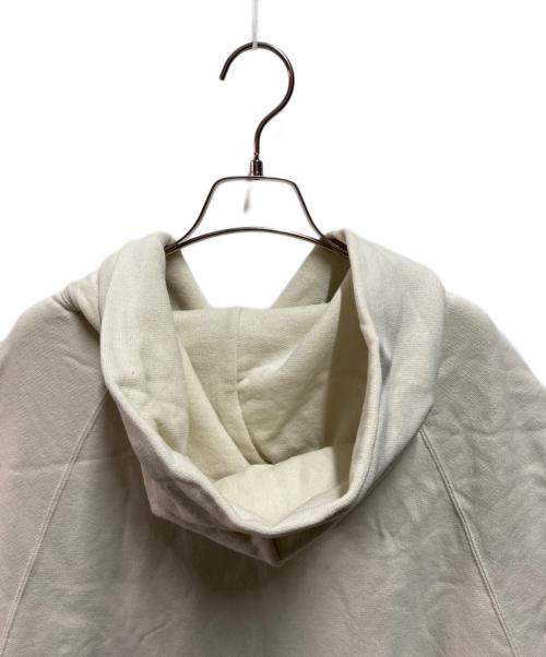 ARGUE（アーギュ）ARGUE (アーギュ) DRY COTTON SWEAT FOODIE アイボリー サイズ:ＦＲＥＥの古着・服飾アイテム