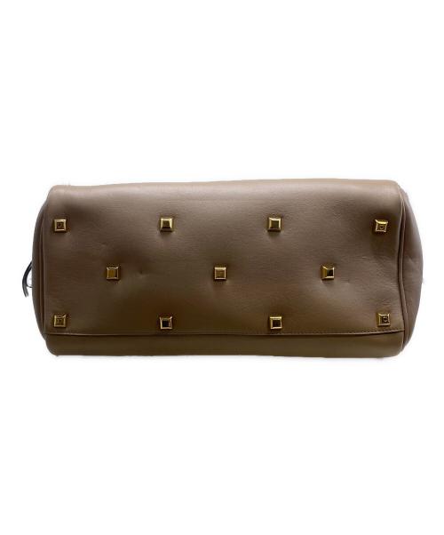 Salvatore Ferragamo（サルヴァトーレ フェラガモ）Salvatore Ferragamo (サルヴァトーレ フェラガモ) STUDIO BAG ベージュの古着・服飾アイテム