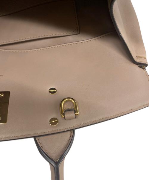Salvatore Ferragamo（サルヴァトーレ フェラガモ）Salvatore Ferragamo (サルヴァトーレ フェラガモ) STUDIO BAG ベージュの古着・服飾アイテム
