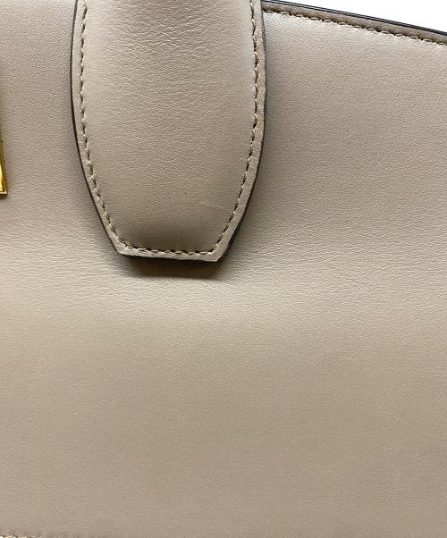 Salvatore Ferragamo（サルヴァトーレ フェラガモ）Salvatore Ferragamo (サルヴァトーレ フェラガモ) STUDIO BAG ベージュの古着・服飾アイテム