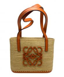 LOEWE（ロエベ）の古着「ラフィアカゴバッグ」