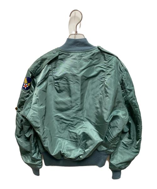 ALPHA（アルファ）ALPHA (アルファ) 50s復刻 L-B2フライトジャケット グリーン サイズ:Mの古着・服飾アイテム