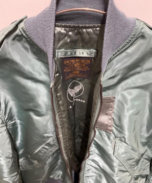 ALPHA（アルファ）ALPHA (アルファ) 50s復刻 L-B2フライトジャケット グリーン サイズ:Mの古着・服飾アイテム