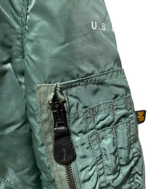 ALPHA（アルファ）ALPHA (アルファ) 50s復刻 L-B2フライトジャケット グリーン サイズ:Mの古着・服飾アイテム