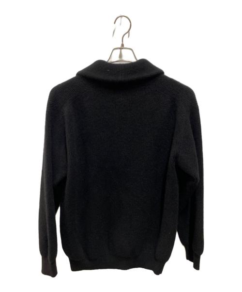BATONER（バトナ―）BATONER (バトナ―) CASHMERE FOX SHOWL COLLER CARDIGAN ブラック サイズ:2の古着・服飾アイテム