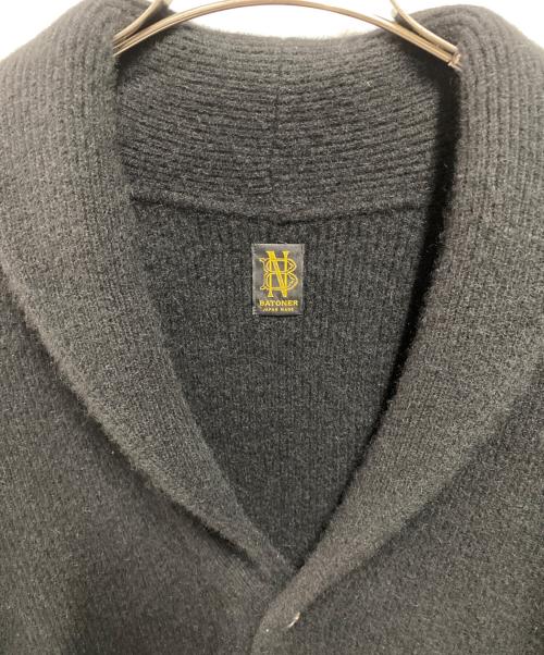 BATONER（バトナ―）BATONER (バトナ―) CASHMERE FOX SHOWL COLLER CARDIGAN ブラック サイズ:2の古着・服飾アイテム
