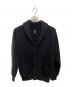 BATONER（バトナ―）の古着「CASHMERE FOX SHOWL COLLER CARDIGAN」｜ブラック