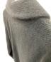 中古・古着 BATONER (バトナ―) CASHMERE FOX SHOWL COLLER CARDIGAN ブラック サイズ:2：15000円