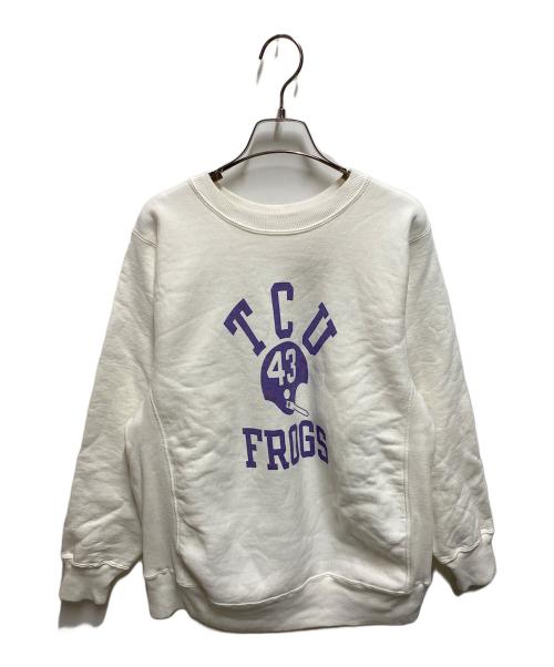 WAREHOUSE（ウエアハウス）WAREHOUSE (ウエアハウス) リバーススタイル スウェット ホワイト サイズ:Mの古着・服飾アイテム