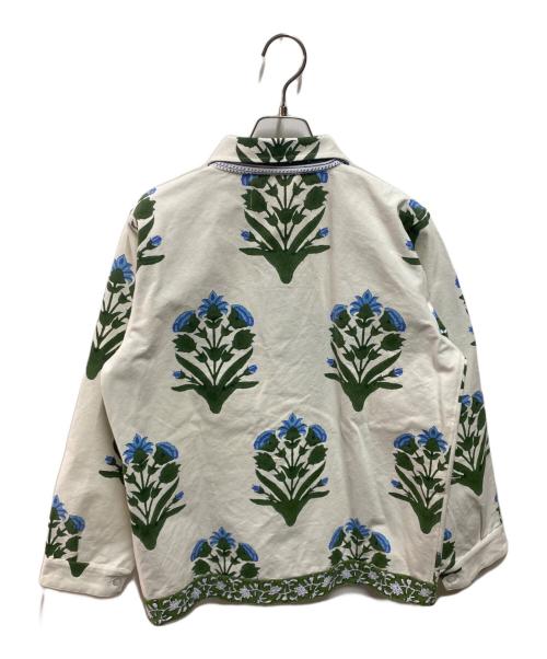 SZ Blockprints（エスゼットブロックプリント）SZ Blockprints (エスゼットブロックプリント) Ron Herman (ロンハーマン) FIELD JACKET ホワイト サイズ:SMの古着・服飾アイテム