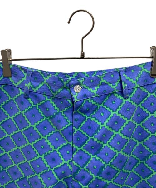 SZ Blockprints（エスゼットブロックプリント）SZ Blockprints (エスゼットブロックプリント) DISCO PANTS ブルー サイズ:Ｍの古着・服飾アイテム