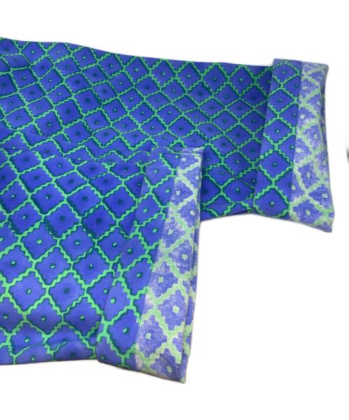 SZ Blockprints（エスゼットブロックプリント）SZ Blockprints (エスゼットブロックプリント) DISCO PANTS ブルー サイズ:Ｍの古着・服飾アイテム