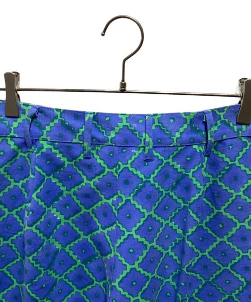 SZ Blockprints（エスゼットブロックプリント）SZ Blockprints (エスゼットブロックプリント) DISCO PANTS ブルー サイズ:Ｍの古着・服飾アイテム