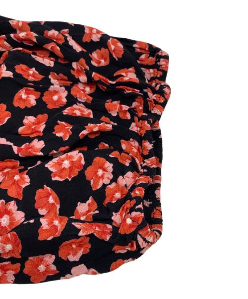 GANNI（ガニー）GANNI (ガニー) 花柄ワンピース レッド サイズ:36の古着・服飾アイテム