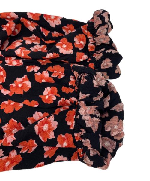 GANNI（ガニー）GANNI (ガニー) 花柄ワンピース レッド サイズ:36の古着・服飾アイテム