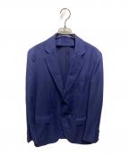 TOMORROW LAND×ZEGNA TRAVELLER NANOSPHEREトゥモローランド）の古着「Super130'sウールシルク 2ボタンテーラードジャケット」｜ネイビー