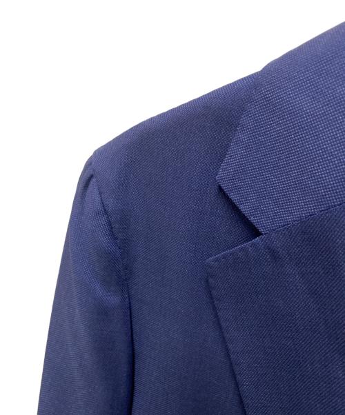 TOMORROW LAND（トゥモローランド）TOMORROW LAND (トゥモローランド) ZEGNA TRAVELLER NANOSPHERE Super130'sウールシルク 2ボタンテーラードジャケット ネイビー サイズ:46の古着・服飾アイテム