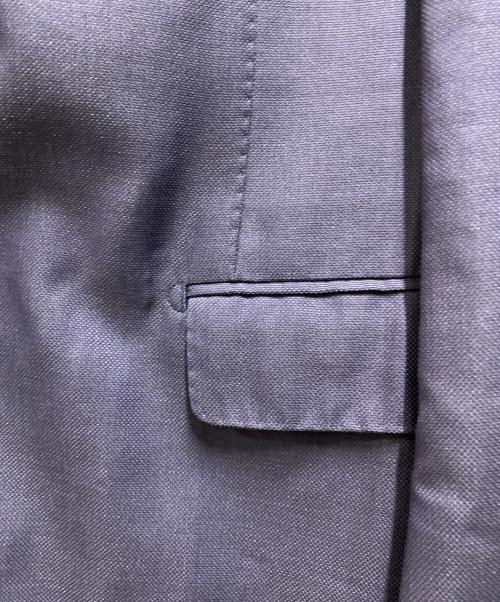 TOMORROW LAND（トゥモローランド）TOMORROW LAND (トゥモローランド) ZEGNA TRAVELLER NANOSPHERE Super130'sウールシルク 2ボタンテーラードジャケット ネイビー サイズ:46の古着・服飾アイテム