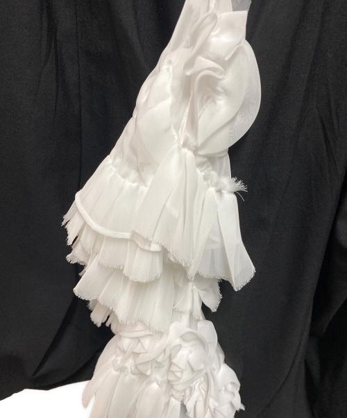 noir kei ninomiya（ノワール ケイ ニノミヤ）noir kei ninomiya (ノワール ケイ ニノミヤ) デザイン切替スカート ブラック サイズ:Mの古着・服飾アイテム
